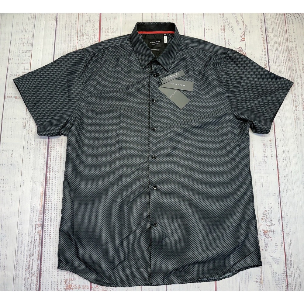 Silver Stone Short Sleeve Men's XXL NEW Modern Fit NDSWG-4 MSRP - $129